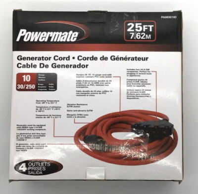powermate generator cord