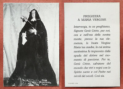 Santino Holy Card Maria Vergine Addolorata Mola Ebay