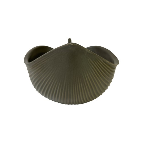 Jonathan Adler Leaf Bowl Stoneware Signed Handmade Pottery Art - Picture 5 of 13