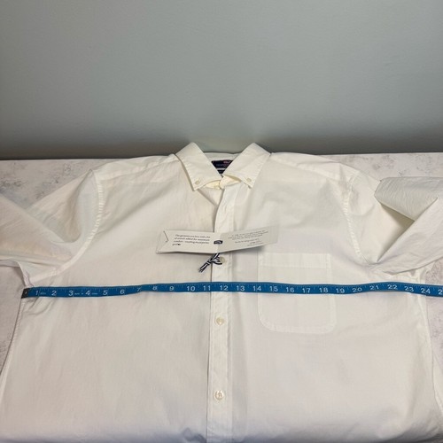 Herren Vineyard Vines Classic Fit Murray Button Down Hemd Gr. L weiß Stretch - Bild 7 von 10