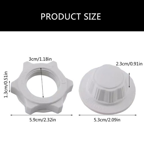 1 Set Replacement Nut Fixing Nuts ABS Texture Suitable for Electric Fan Repair - Afbeelding 8 van 10