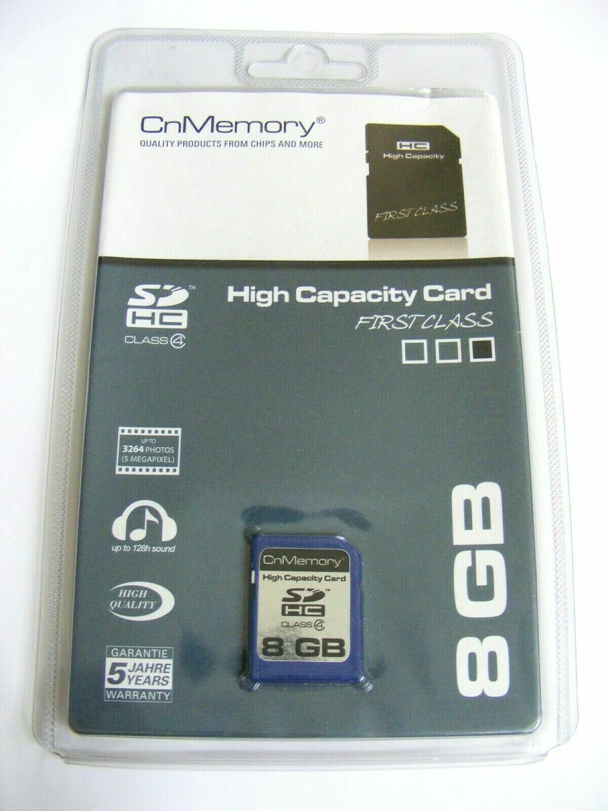 8GB SDHC Card Class 4 ( 8GB SDHC Karte ) CnMemory Neu eBay