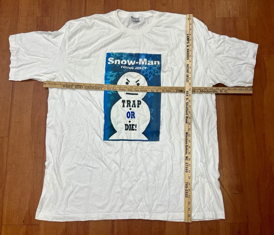 Pantalones de mezclilla de competición 4XL DE COLECCIÓN marca SNOW-MAN Young Jeezy Trap or Die Hip Hop Foto 4 de 4