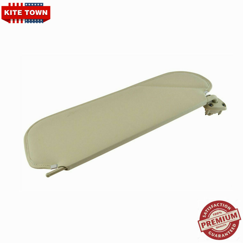 LH Driver Side Beige Vinyl Sun Visor Shade for Chevy & GMC 1500 2500 3500 Van