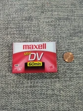Maxell Mini DV 60 Min Brand New Sealed Great Shape DVM60se