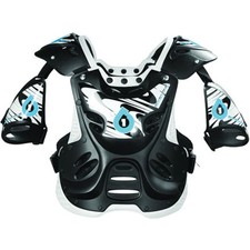 Protector de pecho SIX SIX ONE negro/blanco MTB BMX ATV MX todoterreno adulto grande