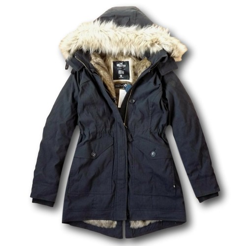 Faux Fur Lined Parka Jacket Coat | eBay