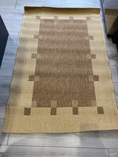 Next Home Rug in Beige and Brown colour. Size 100 x 150 cm