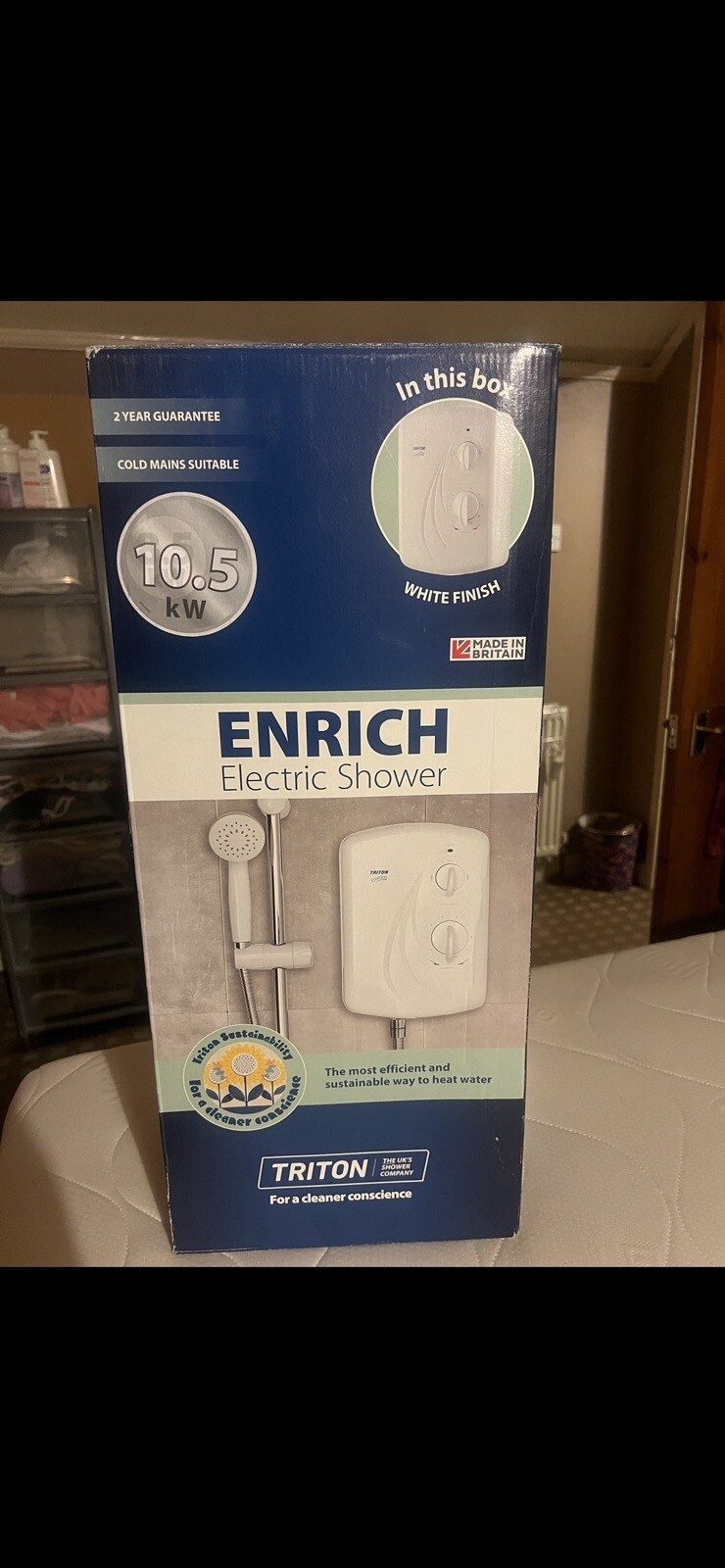 Triton Seville 10.5kw Electric Shower Fast Delivery for sale online eBay