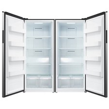 21 Cu.Ft. Freezer and Refrigerator Combo Stai...