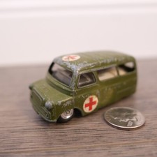 VINTAGE CORGI TOYS  414 BEDFORD UTILICON MILITARY ARMY AMBULANCE DIECAST 1962