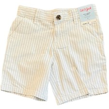Cat  Jack Flat Front Striped Shorts - Kids Size 6 - NEW with Tags