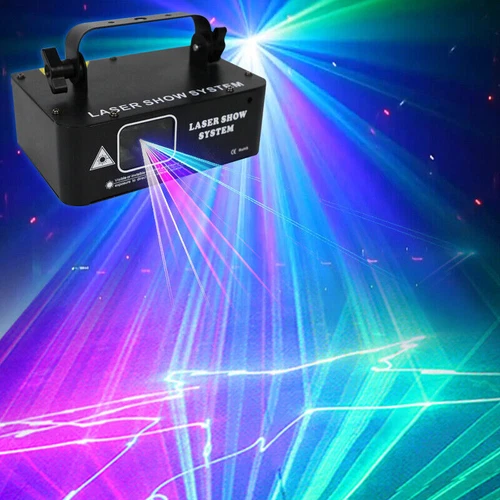 500mW DMX RGB LED Laser Beam Scanner Projector DJ Disco Party Stage Laser Lights - Picture 9 of 23