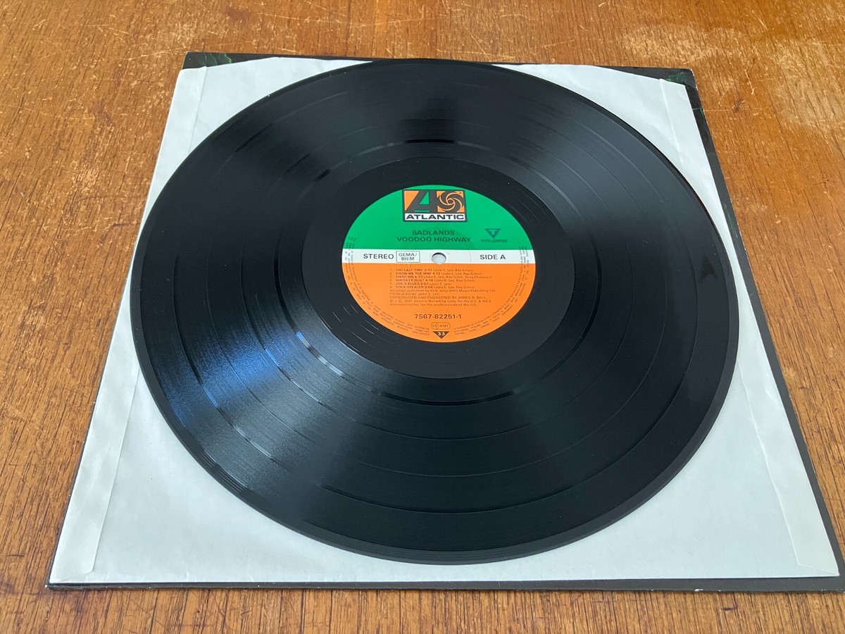 BADLANDS Voodoo Highway LP Vinyl 1991 RARE German 1st Press Jake E