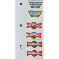 Martano  vintage rim decals choice of 3 styles