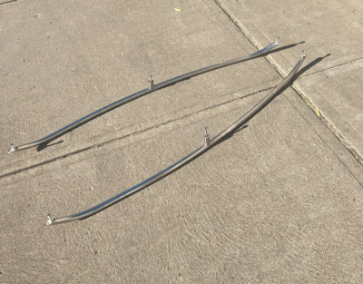 2000 Four Winns Horizon 210 Boat Open Bow Grab Handles  / Bars Stainless Steel