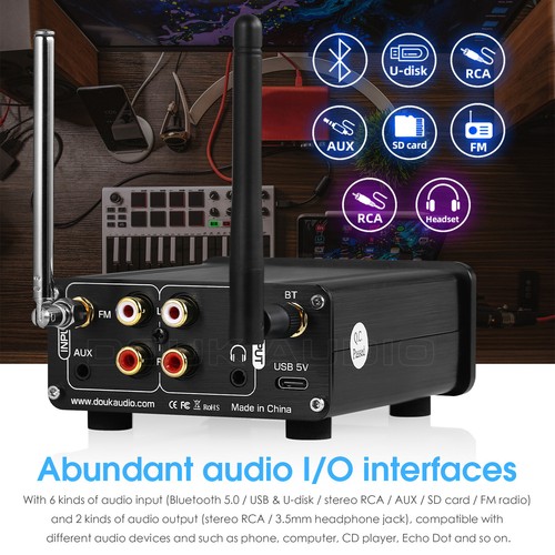 HiFi Bluetooth 5.0 Empfänger Gaming DAC COAX/OPT Konverter Kopfhörerverstärker - Bild 3 von 10