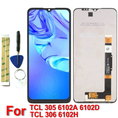 Touch screen Ersatz LCD Display Assembly Für TCL 305 306 6102D 6102A 6102H