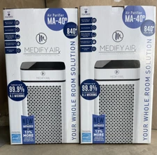 Medify MA-40 Air Purifier True HEPA H13 Filter BUNDLE OF 2, Open Box