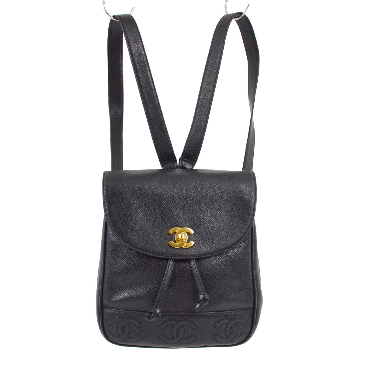 Chanel Black Calfskin Triple CC Backpack 163476 | eBay Chanel Black Calfskin Triple CC Backpack 163476 | eBay