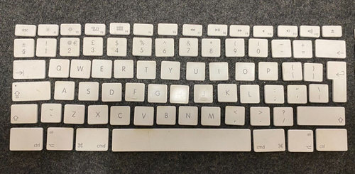 Replacement Apple Wired Keyboard Key Set - Model A1243 - Type B - Picture 4 of 5