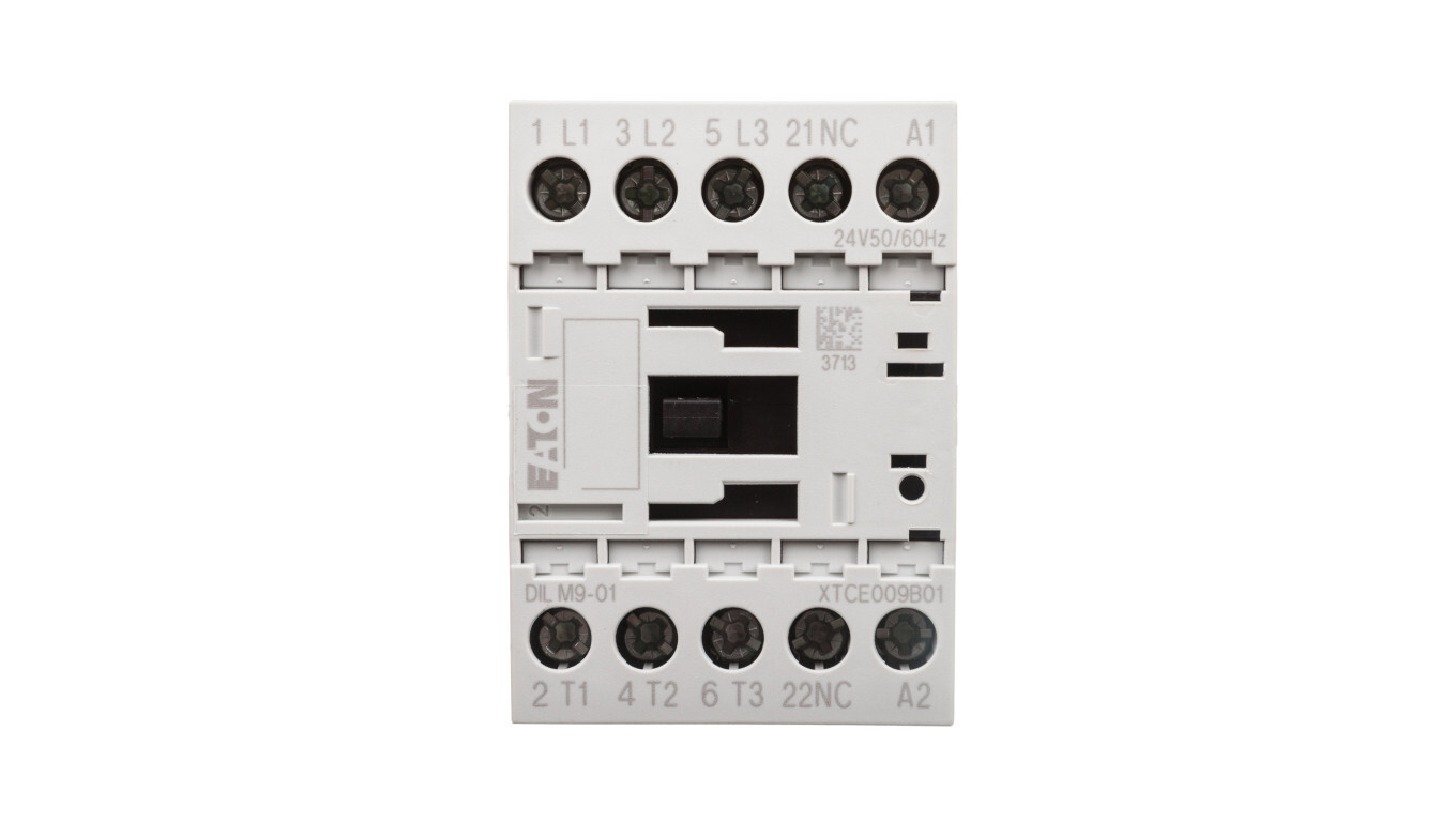 Power Contactor 9A 3P 24V AC 0Z 1R DILM9-01 (24V50 / 60HZ) 276729 /T2UK