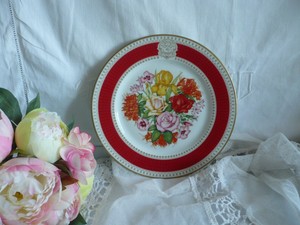 Détails Sur Ancienne Assiette Haviland Limoges Fleurs Anniversaire Baudoin Fabiola 1985 22cm