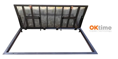 OK TIME Schachtabdeckung 80 x 180 сm Seitenscharniere, Bodenluke Schachtdeckel