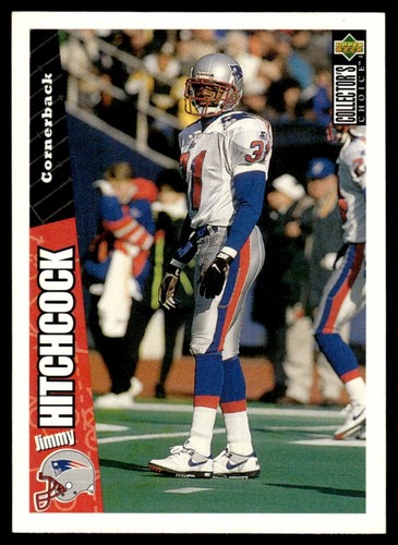 1996 Collector's Choice Jimmy Hitchcock RC New England Patriots #155 17602