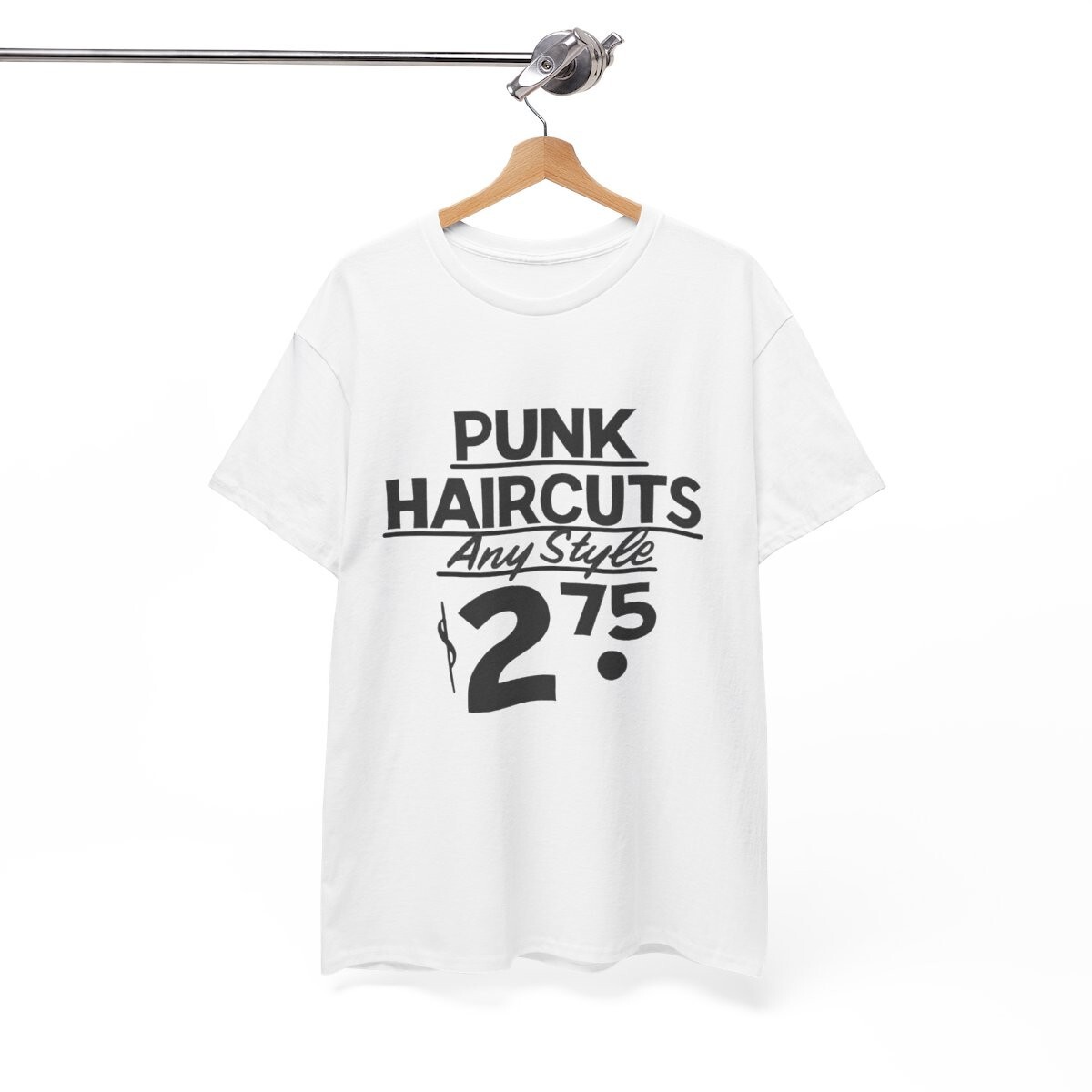 Punk rock 50s haircut band music metal unisex T-shirt