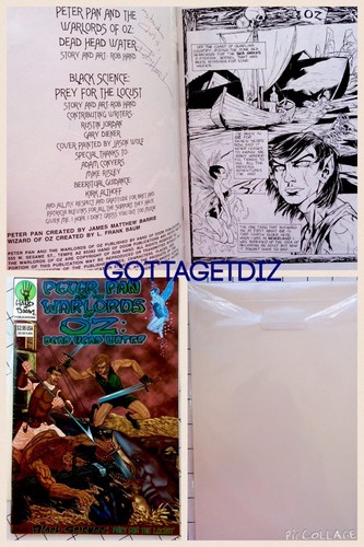 Peter Pan & the Warlords of Oz Set Of 3 Comics SIGNED #0 #1 & Dead Head Water - Picture 4 of 10