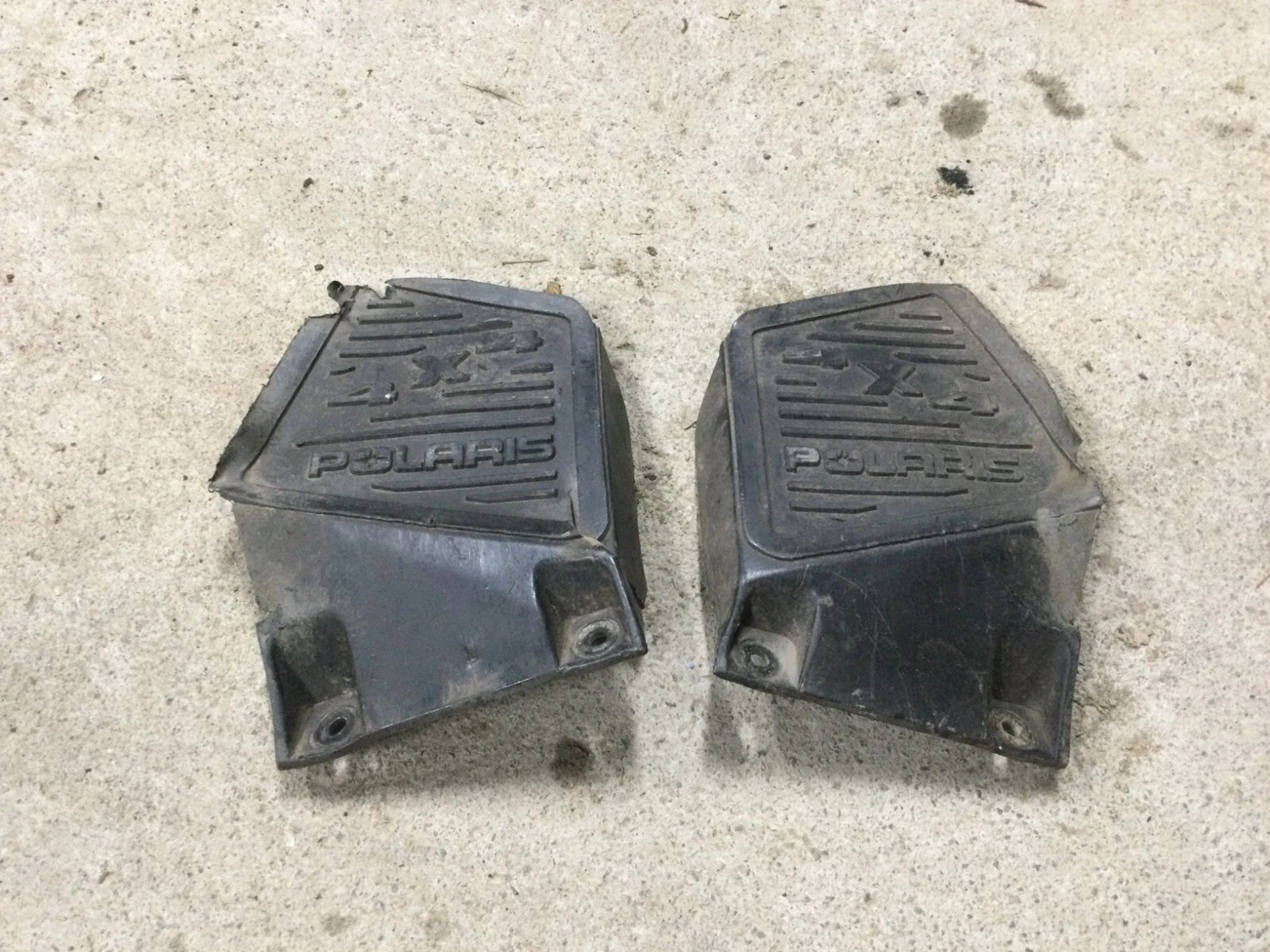 1996 96 polaris xplorer 300 4x4 front a arm cv guards guard pair left right