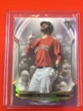 2019 Topps Triple Threads Amethyst /299 JD Martinez #84 Boston Red Sox