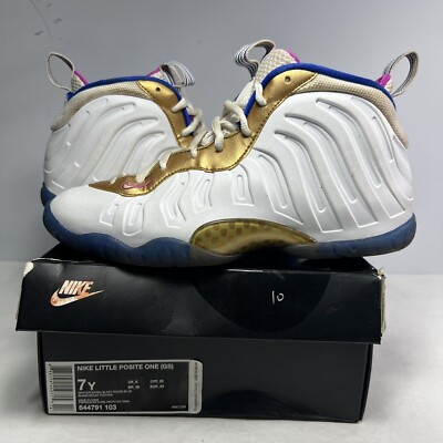 Nike Air Foamposite One Fuschsia Blast Peanut Butter & Jelly Size 7 644791 103