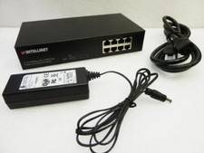Intellinet 8-Port 10/100Mbps w/ 4 PSE Ports Power over Ethernet Switch  560399