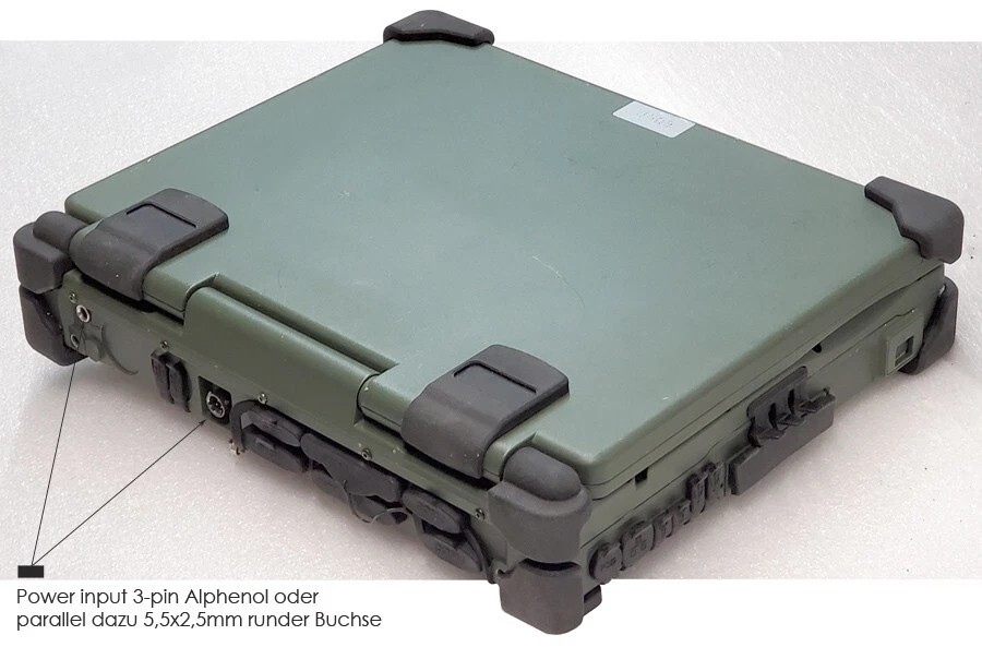 MILITARY ANTIVANDAL NOTEBOOK 4GB 120 GB SSD DVD-RW RS-232 LPT WINDOWS 7 RO6 - Bild 3 von 4