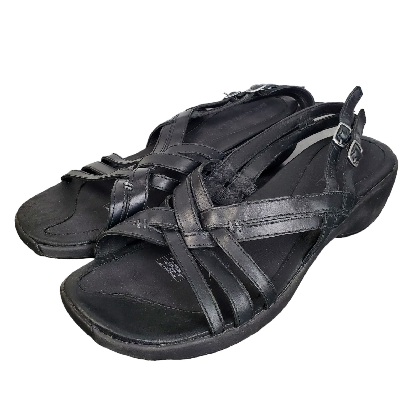 Sandali Merrell Sundial Treccia Nero Slingback Tg 11
