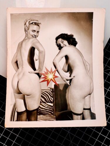 Vtg 50’s Girl Sybil Ball Bosom PIN UP Risque Nude Original B&W Girlie Photo #18 - Picture 1 of 2