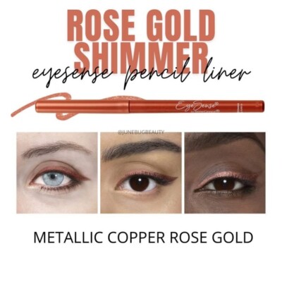 SeneGence EyeSense ROSE GOLD SHIMMER Eyeliner Pencil Waterproof Full Size New
