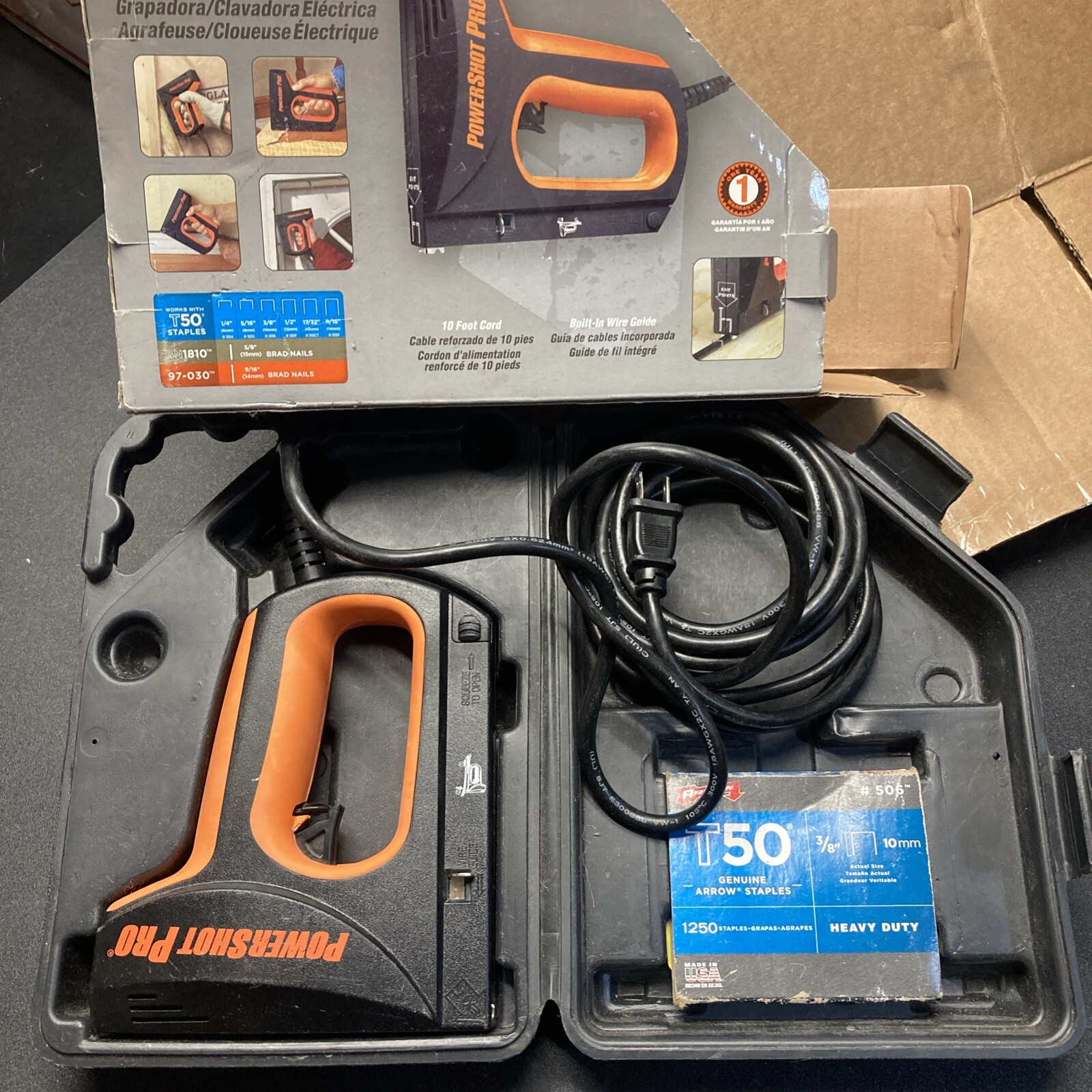 PowerShot Pro 9100 Electric Stapler and Nail Gun eBay