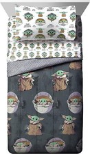 Star Wars the Mandalorian Kids Reversible Bed Set-AB08LYP8C265
