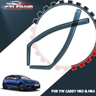 Front Wind Deflectors For VW Caddy MK3 & MK4 2004-2020 2 Door Van w/ Clips UK