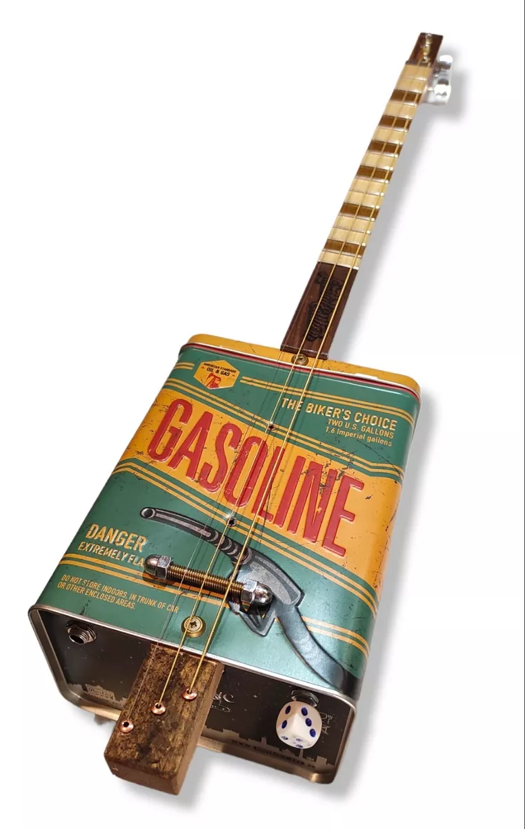 Tin box guitar deals