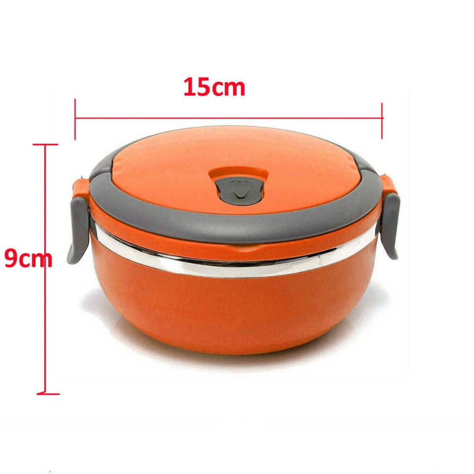 Termo Frasco de vacío de alimentos calientes Lonchera Almacenamiento aislado Sopa de calor a prueba de fugas Foto 4 de 4