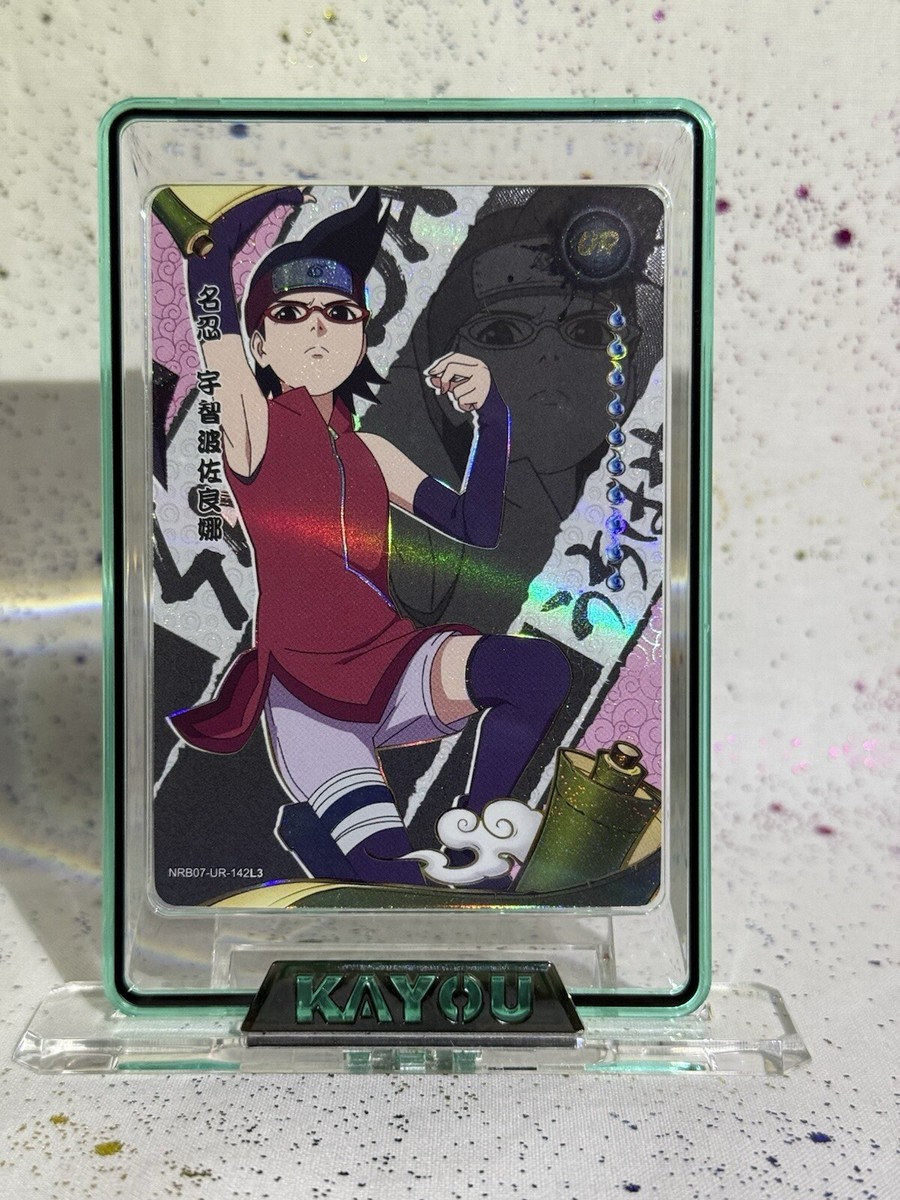 Sarada Uchiha NRB07-UR-142L3 Official Naruto Kayou Trading Card NM