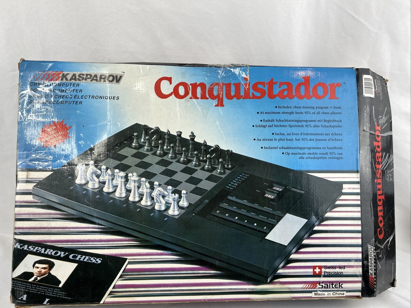 Saitek Kasparov Elite Chess Computer Electronic Chess Set -  Portugal