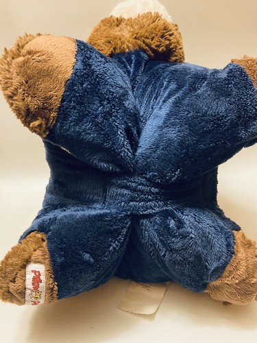 My Pillow Pets Dallas Cowboys Plüsch braun Teddybär 2009 blau Uniform Trikot - Bild 5 von 8