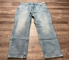 Old Navy Straight Taper Mens 40x30 Jeans Light Wash K8