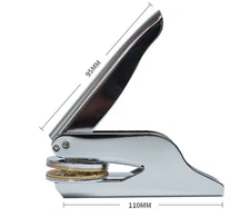 Notary BUSINESS Stamp Invitation Custom Paper Certificate LOGO Embosser Seal 