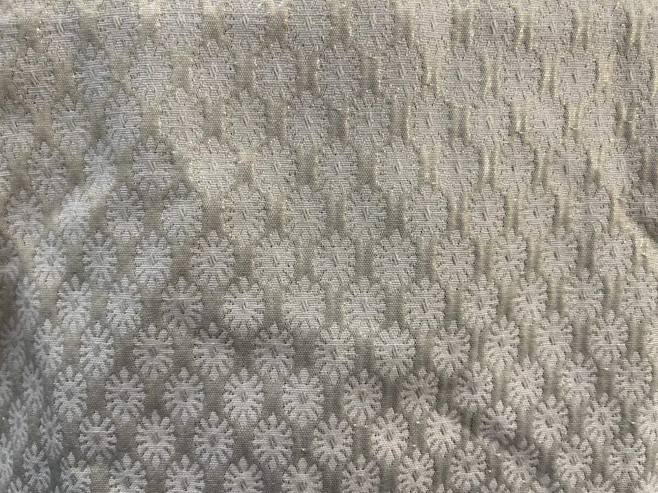 Carters Toddler Girl Gold Patterned Button Back Closed Short Sleeve Top Cream 3T - Image 3 of 4